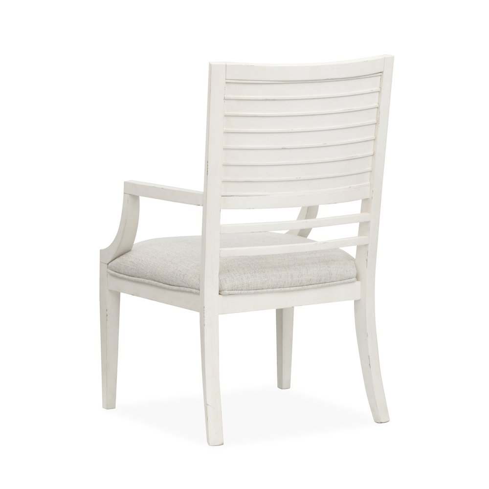 Echo Isles Sea Pearl And Driftwood Upholstered Arm Chair Two Pack