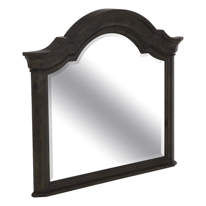 Bellamy Peppercorn Drawer Dresser With Shaped Mirror