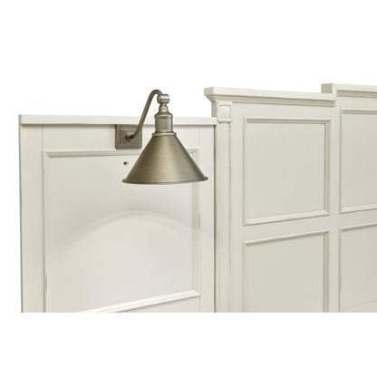 Willowbrook Egg Shell White With Slight Rub Through Queen Wall Panel Bed