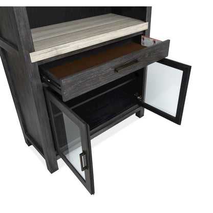 Plum Creek Ravenwood Black Display Cabinet