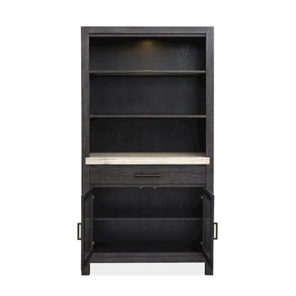 Plum Creek Ravenwood Black Display Cabinet