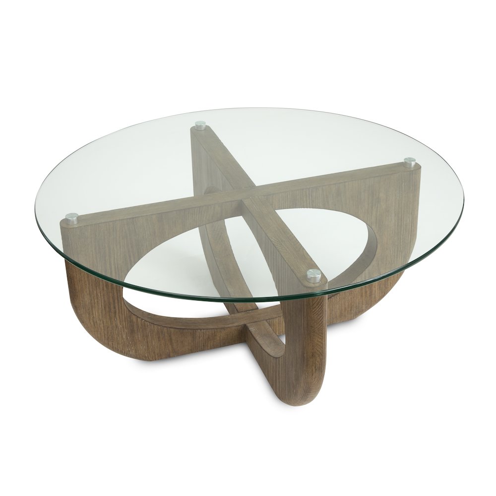 Lainey Almond Round Cocktail Table