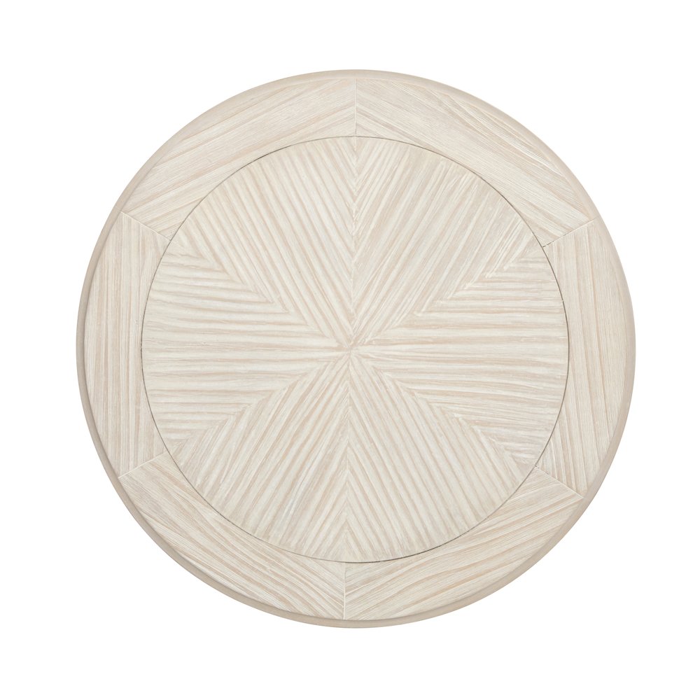 Bostwick Coconut Cream Round End Table