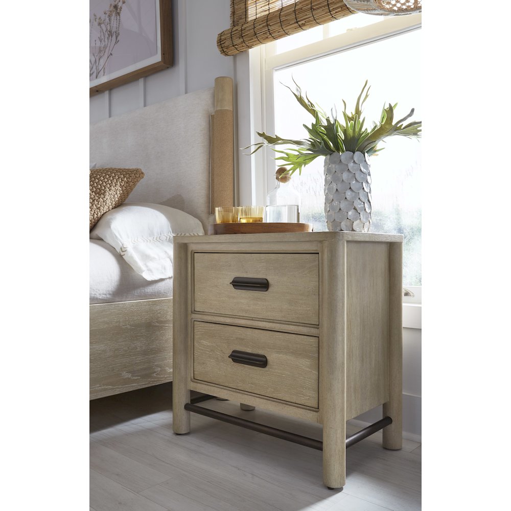 Sunset Cove Sanibel Brown Drawer Nightstand