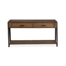 Hallie Milk Chocolate And Dark Chocolate Rectangular Sofa Table