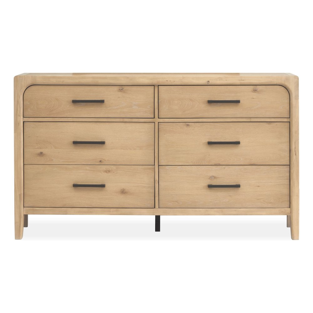 Somerset Butternut Double Drawer Dresser