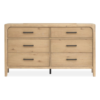 Somerset Butternut Double Drawer Dresser