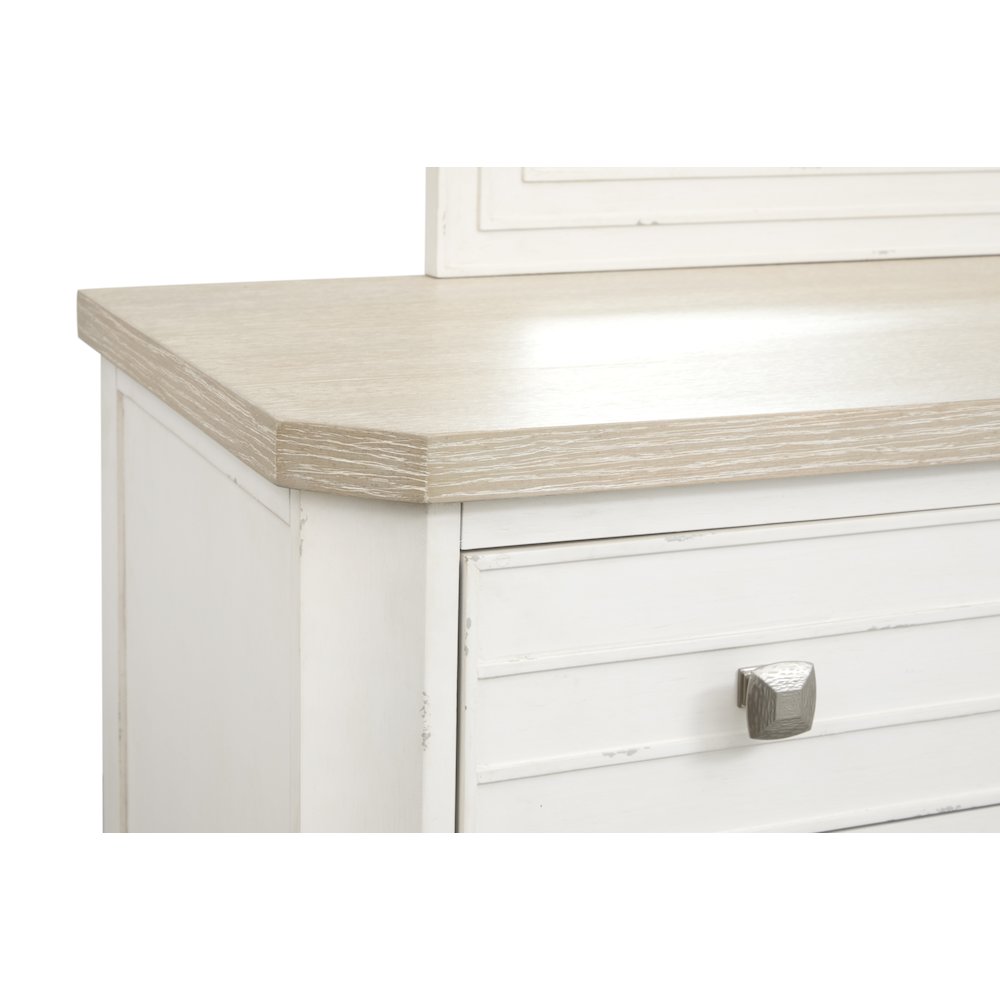 Echo Isles Sea Pearl And Driftwood Double Drawer Dresser