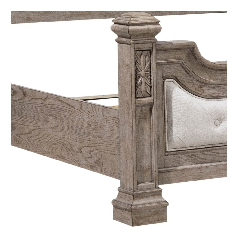Pulaski Kingsbury French Gray Queen Panel Bed