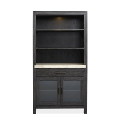 Plum Creek Ravenwood Black Display Cabinet