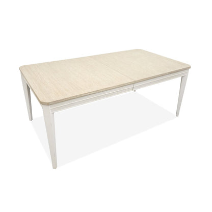 Echo Isles Sea Pearl And Driftwood Extendable Rectangular Dining Table