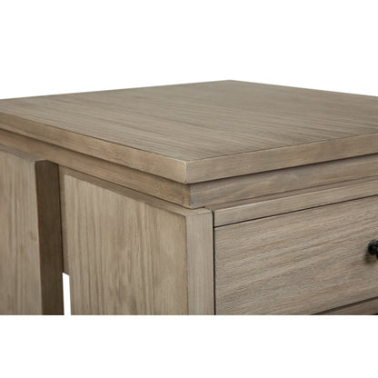 Conrad Stone Harbor Grey Rectangular End Table
