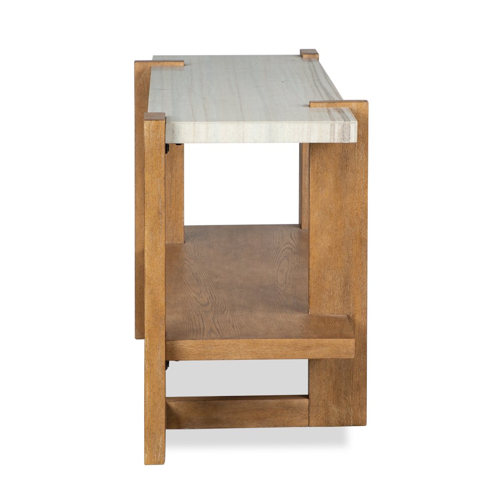 Carrington Honey Wheat Rectangular Sofa Table