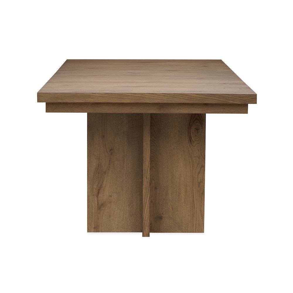 Marcel Harvest Brown Extendable Trestle Dining Table