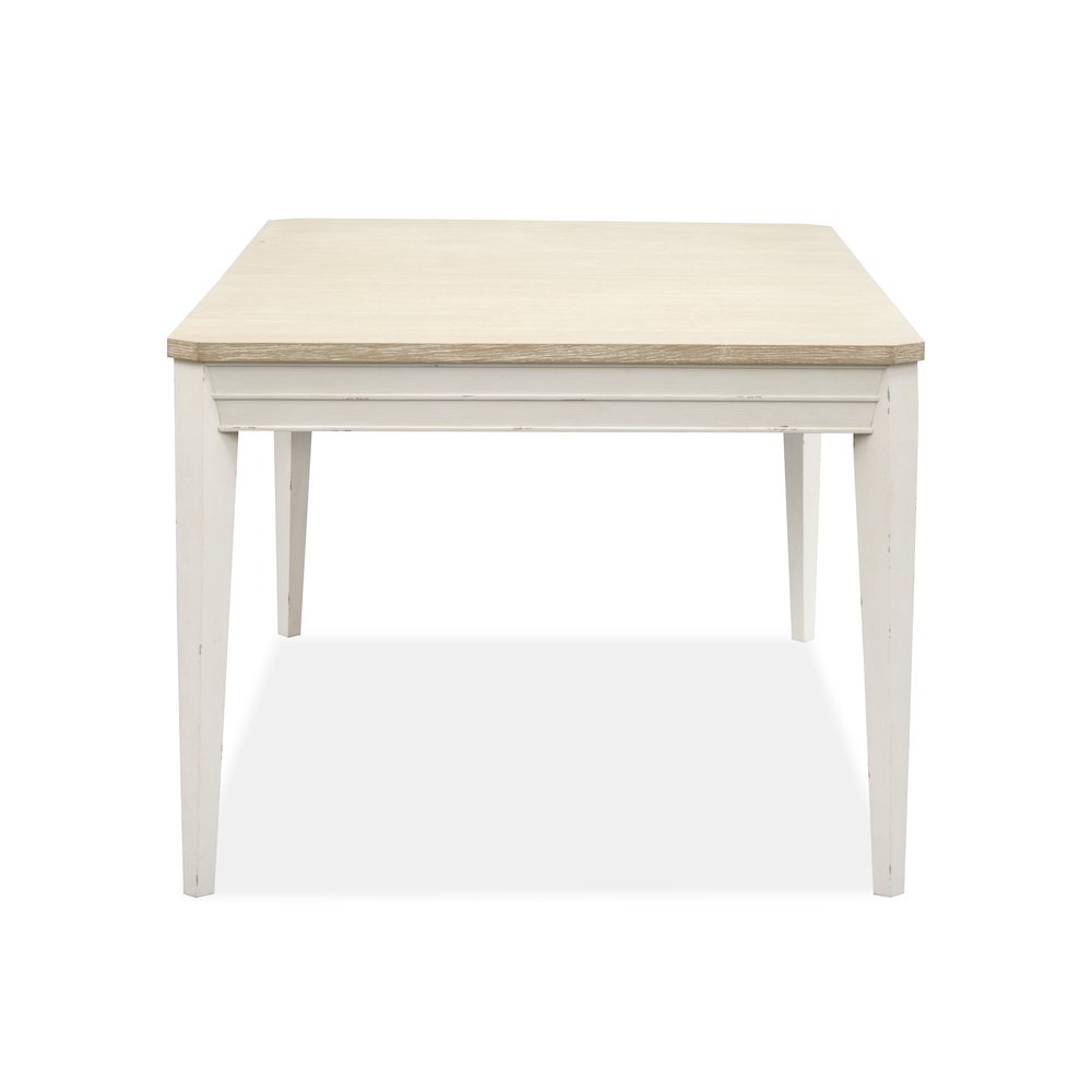 Echo Isles Sea Pearl And Driftwood Extendable Rectangular Dining Table