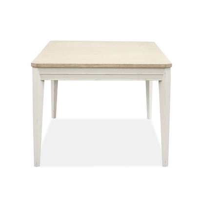 Echo Isles Sea Pearl And Driftwood Extendable Rectangular Dining Table
