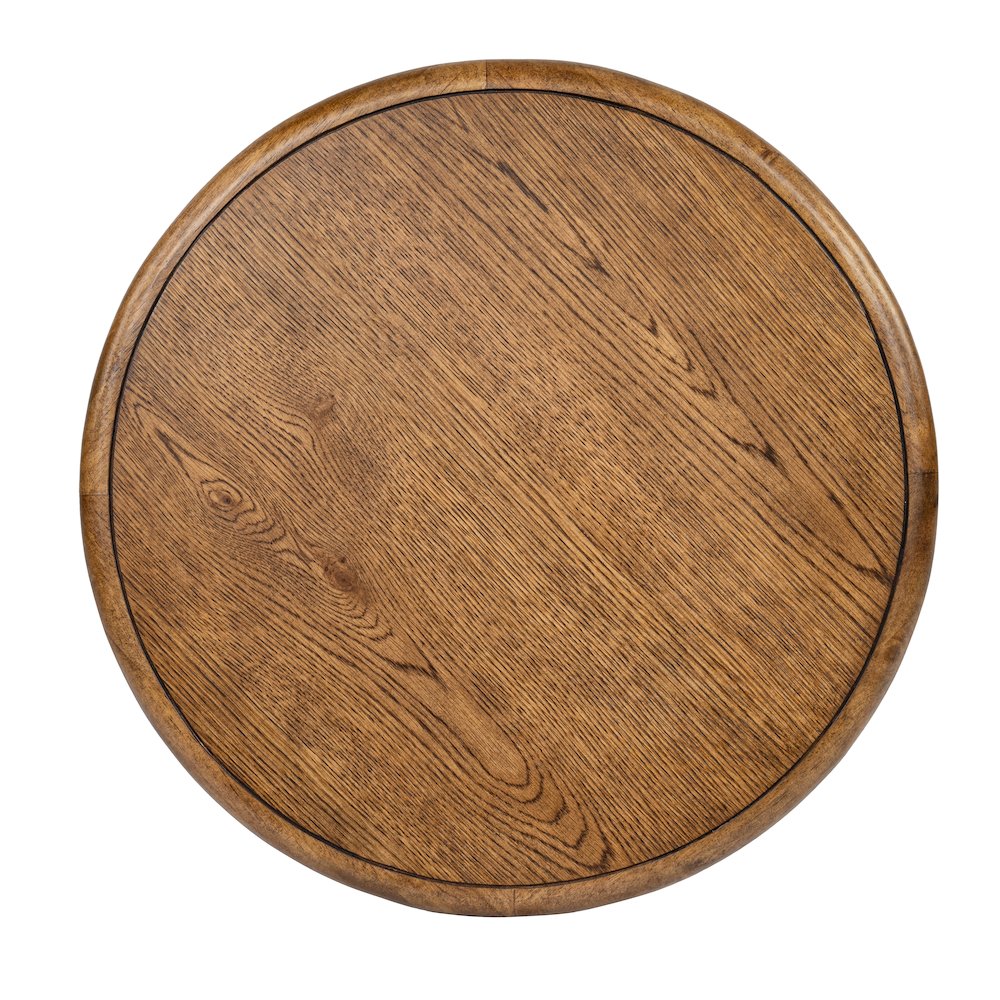 Tanner Tawny Brown Round End Table
