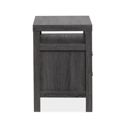Merrifield Raisin Black Drawer Nightstand