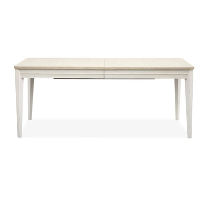 Echo Isles Sea Pearl And Driftwood Extendable Rectangular Dining Table