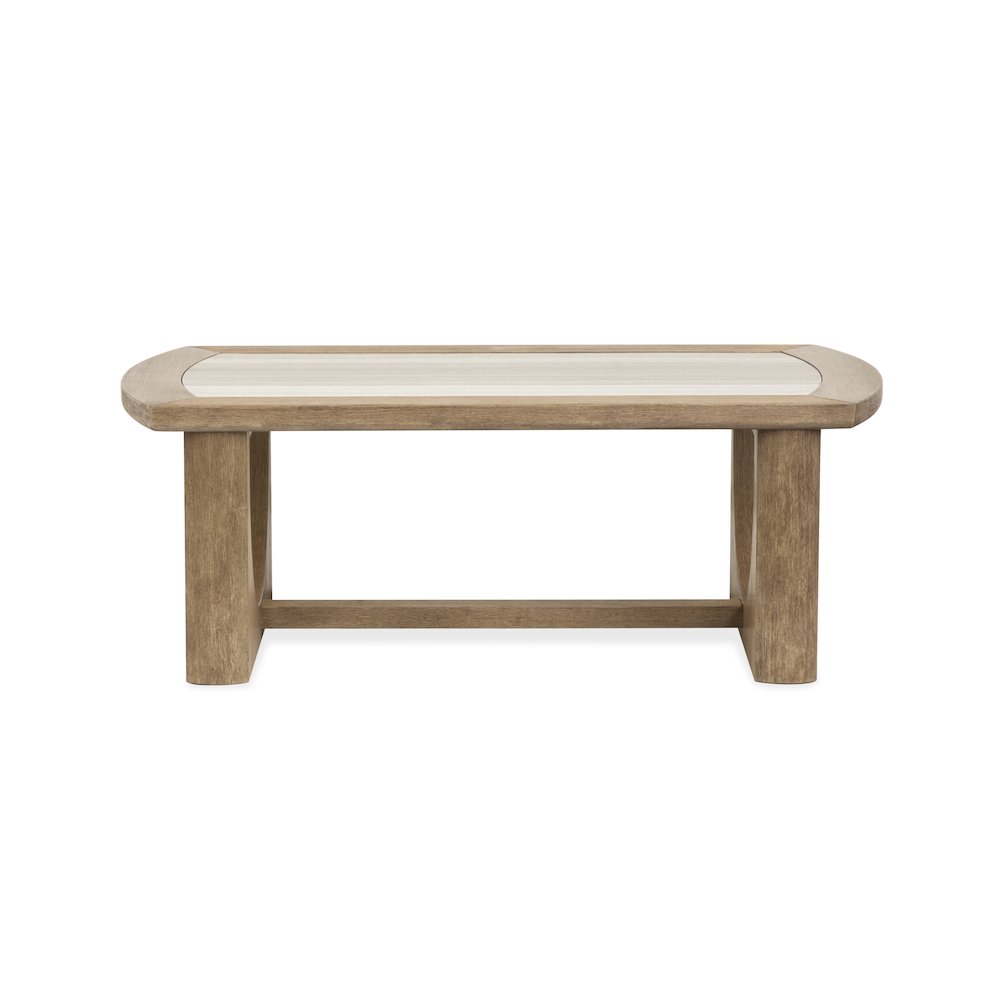 Bradford Riverbed Beige Rectangular Cocktail Table