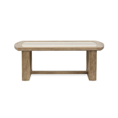 Bradford Riverbed Beige Rectangular Cocktail Table