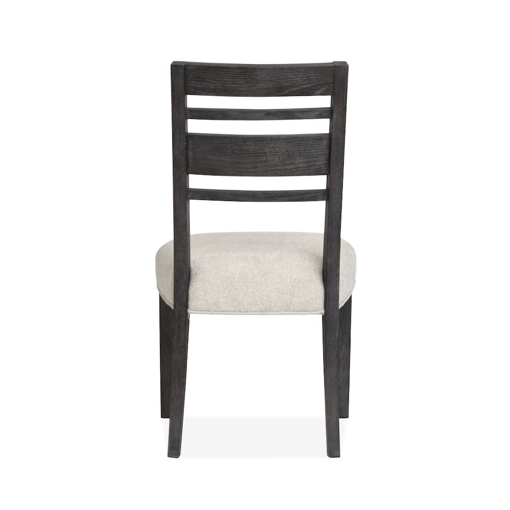 Plum Creek Ravenwood Black Upholstered Side Chair Two Pack