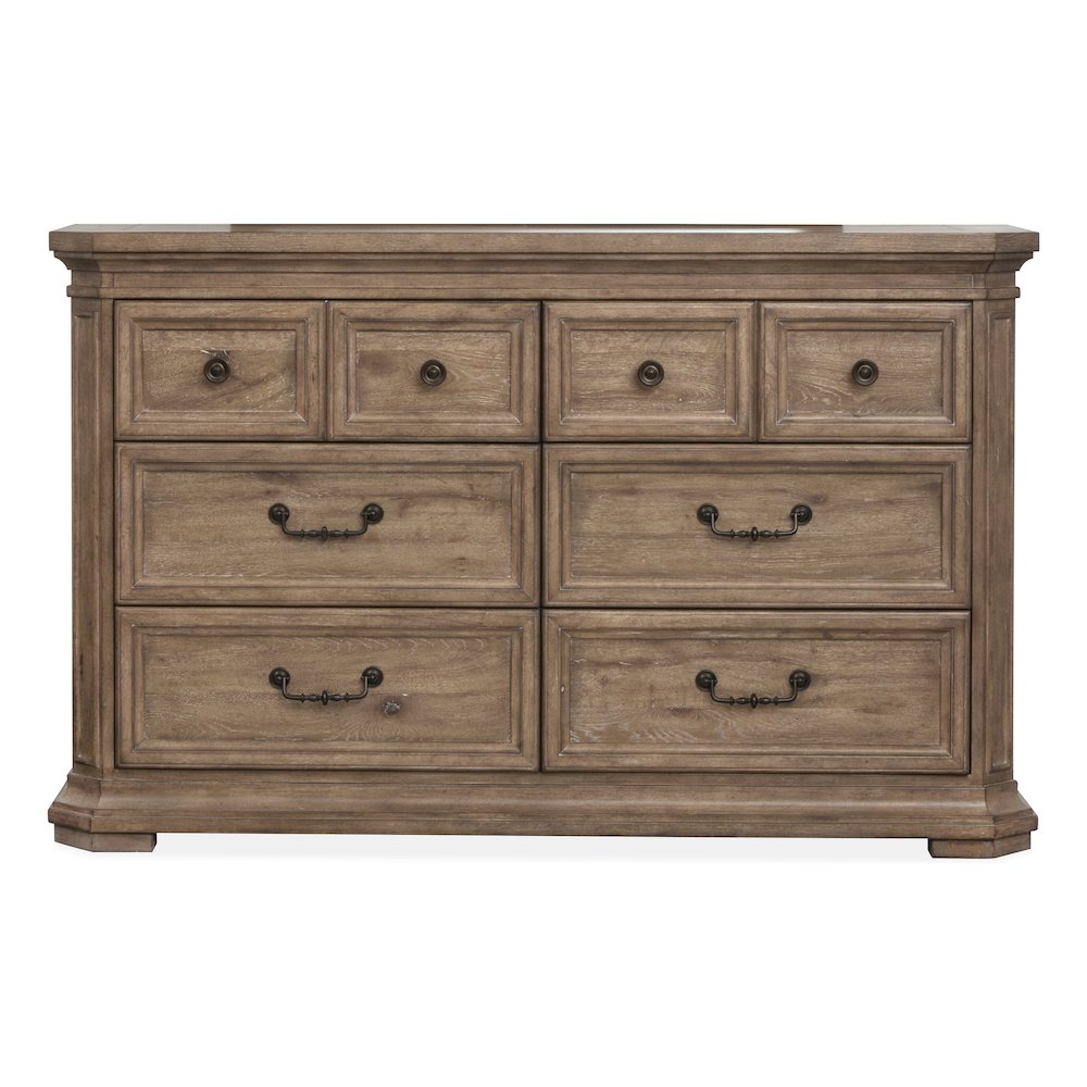 Adler Court Florentine Walnut Drawer Dresser