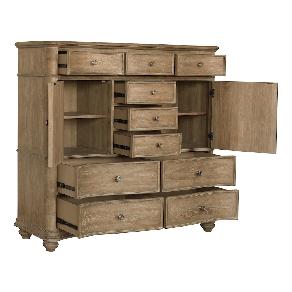 Pulaski Weston Hills Flax Seed 10 Drawer Master Chest