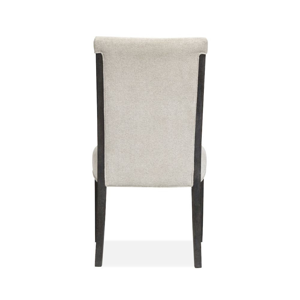 Plum Creek Ravenwood Black Upholstered Side Chair Two Pack