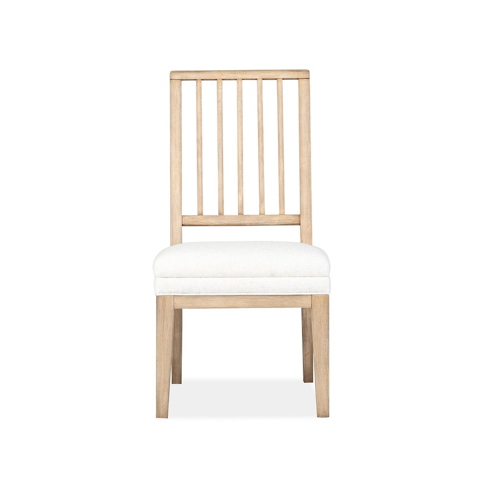 Coventry Honey Maple Upholstered Side Chair Two Pack