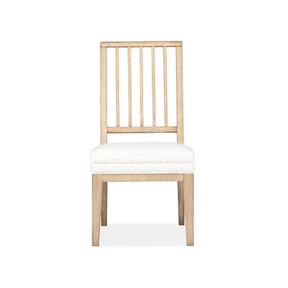 Coventry Honey Maple Upholstered Side Chair Two Pack