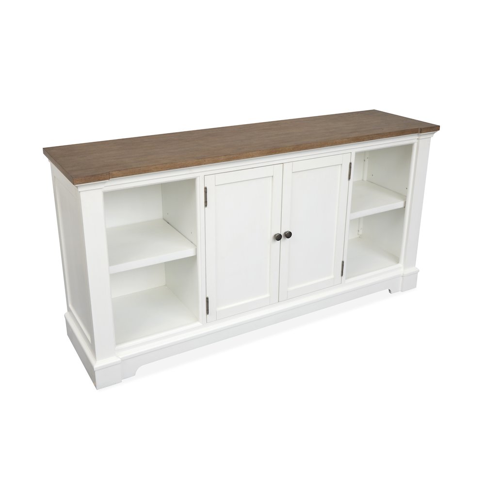 Kingston Whisper White And Cerused Nutmeg Credenza