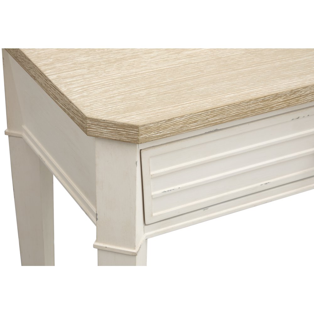 Echo Isles Sea Pearl And Driftwood Rectangular End Table