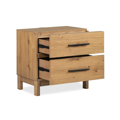 Davenport Rustic Caramel Drawer Nightstand