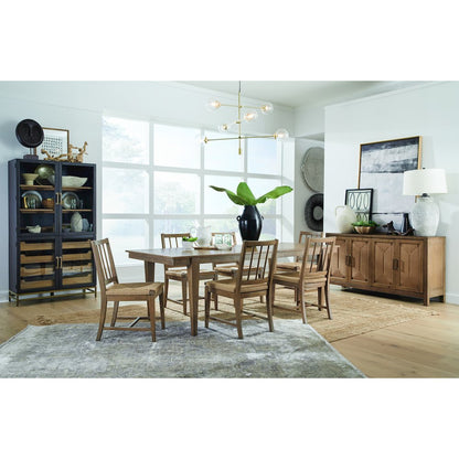 Lindon Belgian Wheat Paper Cord Side Chair Two Pack