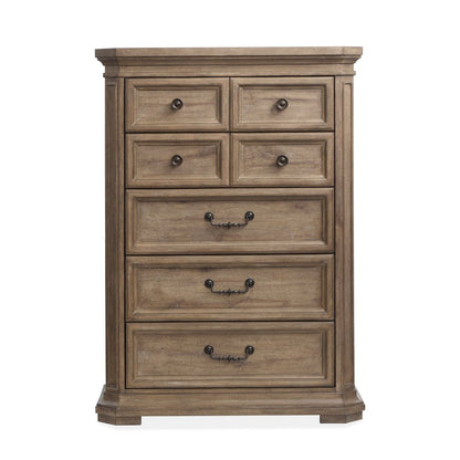 Adler Court Florentine Walnut Drawer Chest