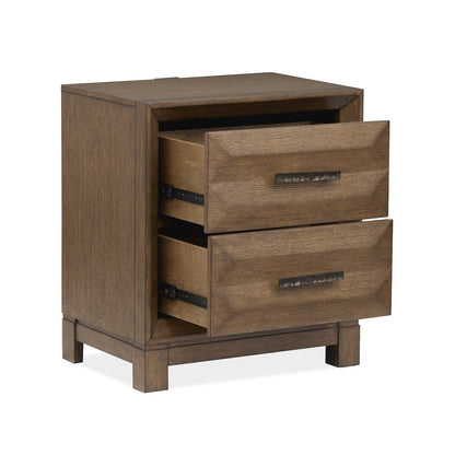 Callisto Bourbon Brown Drawer Nightstand