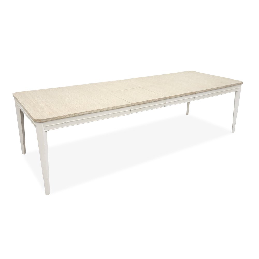 Echo Isles Sea Pearl And Driftwood Extendable Rectangular Dining Table