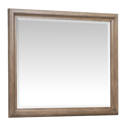 Adler Court Florentine Walnut Drawer Dresser With Landscape Mirror