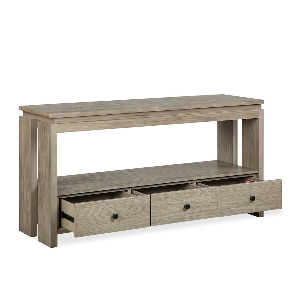 Conrad Stone Harbor Grey Rectangular Sofa Table