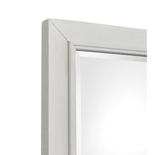 Charleston White Dove White Landscape Mirror