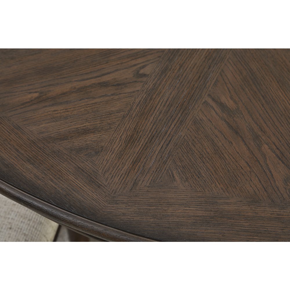 Pulaski Saddle Creek Timber Brown Round Dining Table