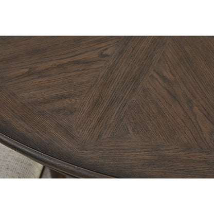 Pulaski Saddle Creek Timber Brown Round Dining Table