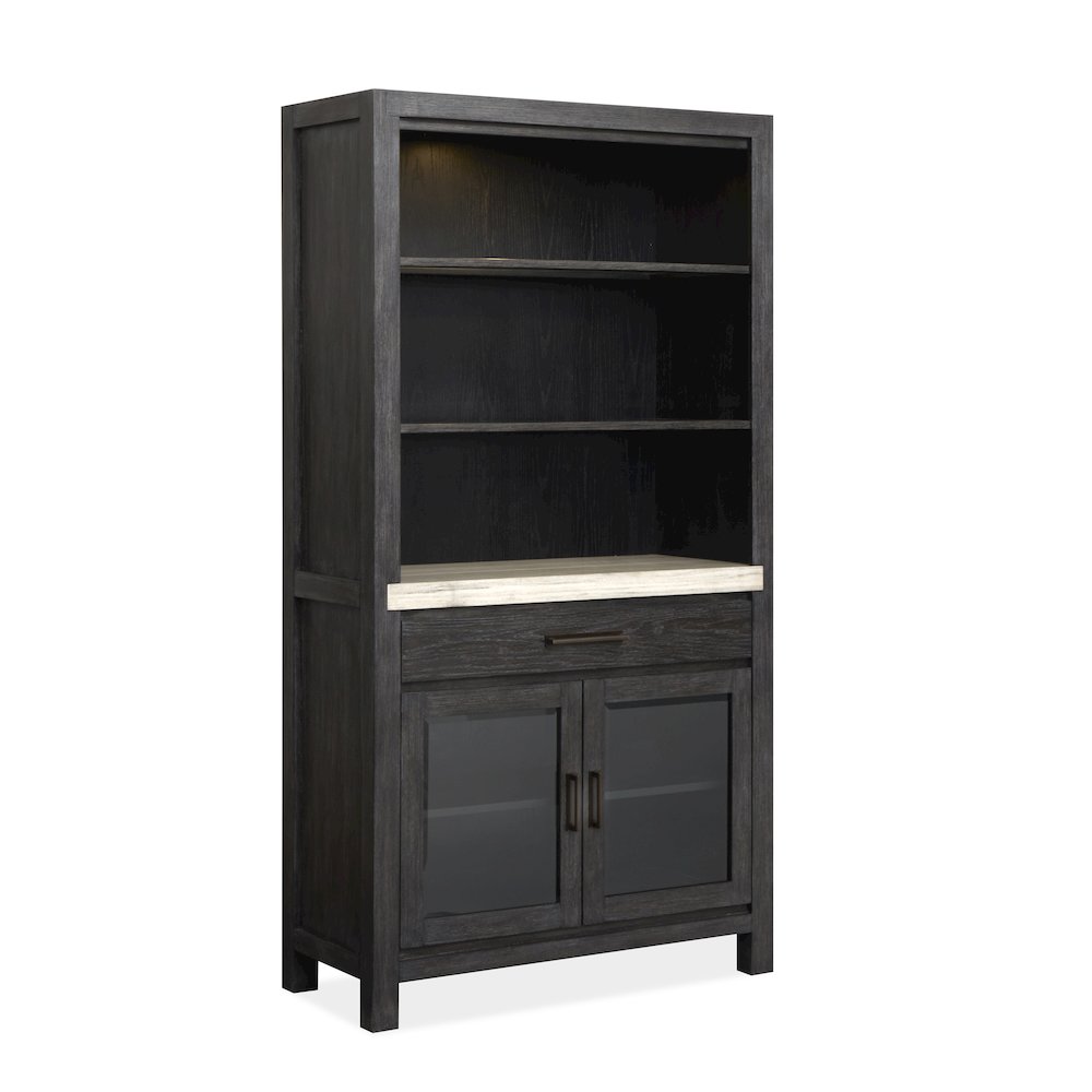 Plum Creek Ravenwood Black Display Cabinet