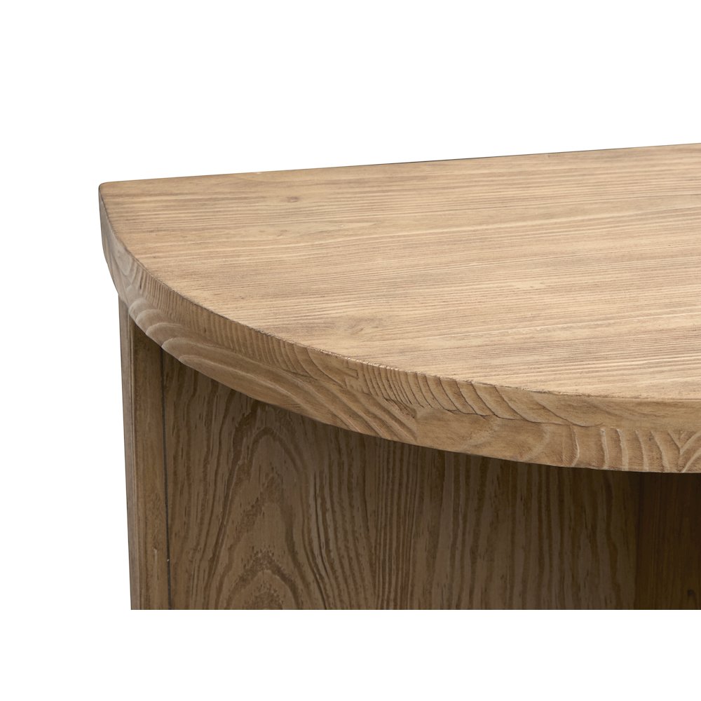Hayden Golden Oat Round End Table
