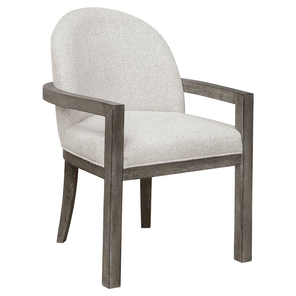 Pulaski Anderson Park Moose Trail And Frontier Brown Upholstered Host Chair