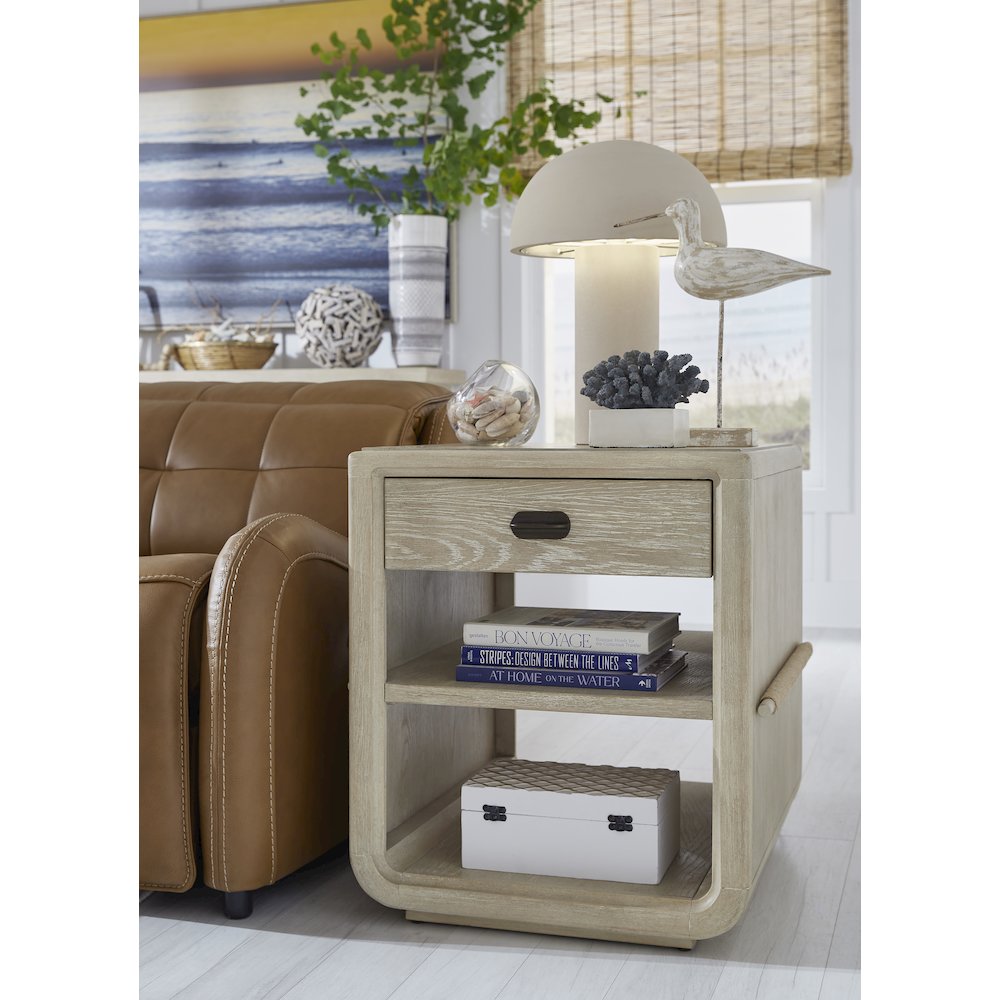 Sunset Cove Sanibel Brown Chairside End Table