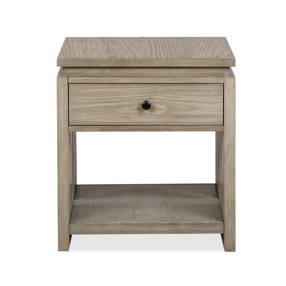 Conrad Stone Harbor Grey Rectangular End Table