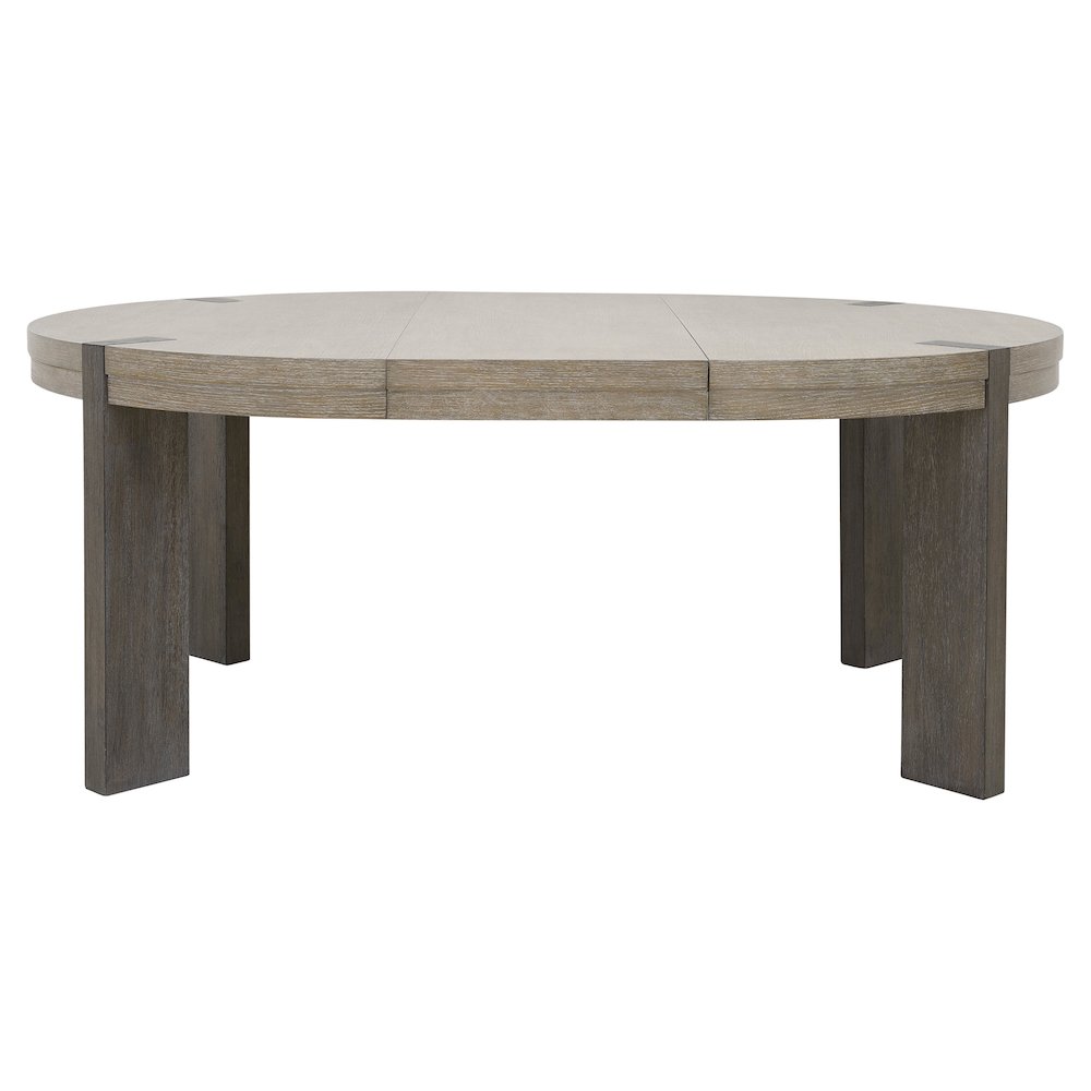 Pulaski Anderson Park Moose Trail And Frontier Brown Round Dining Table