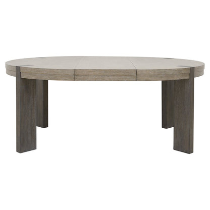 Pulaski Anderson Park Moose Trail And Frontier Brown Round Dining Table
